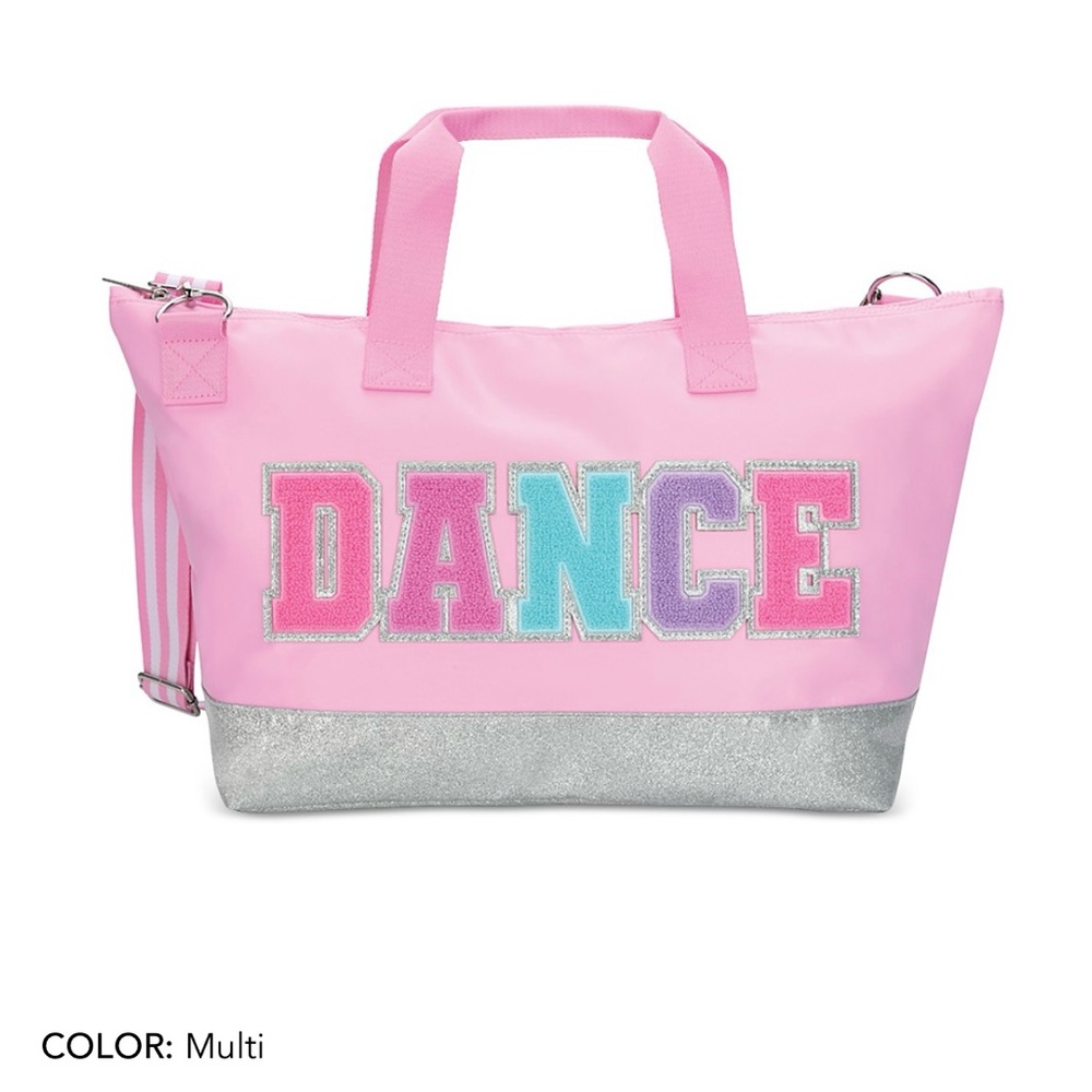 I scream Pink and Silver Dance Tote Bag